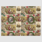 Papier Mousseline A Happy Christmas Tide (Recto)