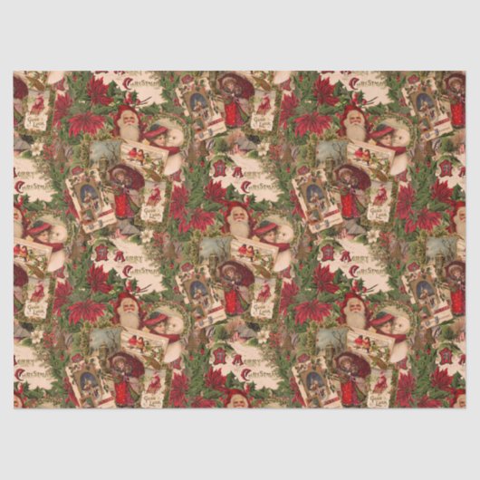 Papier Mousseline A Jumble of Victorian Holiday Postcards (Recto)