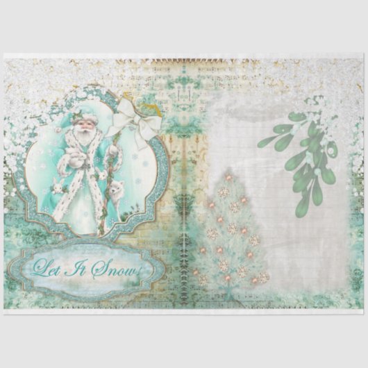 Papier Mousseline A Let it Snow Series Design 2 (Recto)