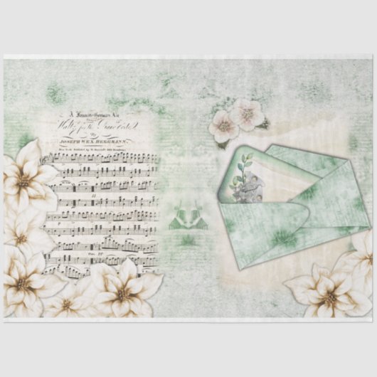 Papier Mousseline A Let it Snow Series Design 4 (Recto)