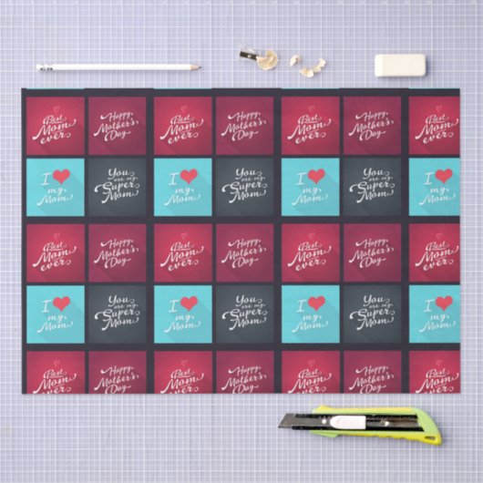 Papier Mousseline À Maman Avec Amour (Artisanat)