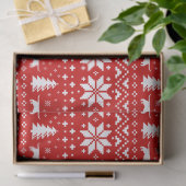 Papier Mousseline À poils durs Dachshund Silhouettes Motif de Noël (Cadeau)