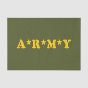 PAPIER MOUSSELINE A*R*M*Y