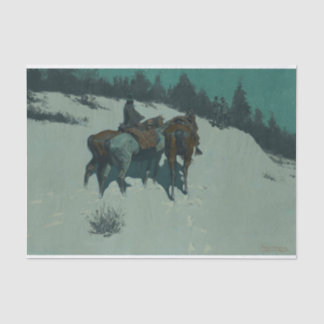 Papier Mousseline A Reconnaissance by Frederic Remington