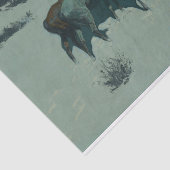 Papier Mousseline A Reconnaissance by Frederic Remington (Détail)