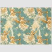 Papier Mousseline A Singing Angel Choir Series Design #11 (Recto)