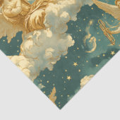 Papier Mousseline A Singing Angel Choir Series Design #13 (Détail)