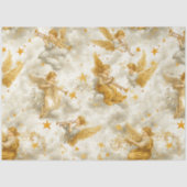 Papier Mousseline A Singing Angel Choir Series Design #14 (Recto)