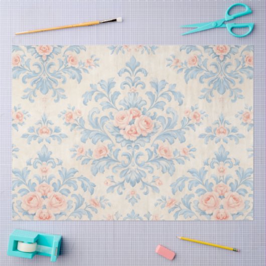 Papier Mousseline A Springy Floral Design #8 (Artisanat)