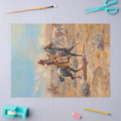 Papier Mousseline A travers l'Alkali par Charles Marion Russell (Artisanat)