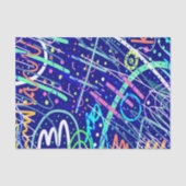 Papier Mousseline A travers le ciel nocturne (Recto)