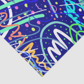 Papier Mousseline A travers le ciel nocturne (Détail)