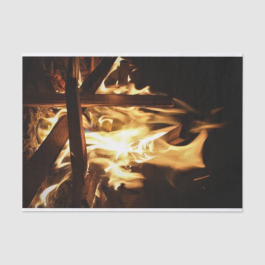 Papier Mousseline A travers les flammes (Recto)