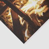 Papier Mousseline A travers les flammes (Détail)