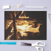 Papier Mousseline A travers les flammes (Artisanat)