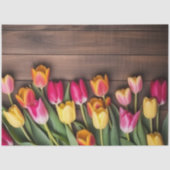 Papier Mousseline A Wood and Tulip Series Design #5 (Recto)