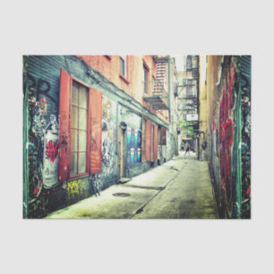 Papier Mousseline Abaissez l'art est de petite rue, New York