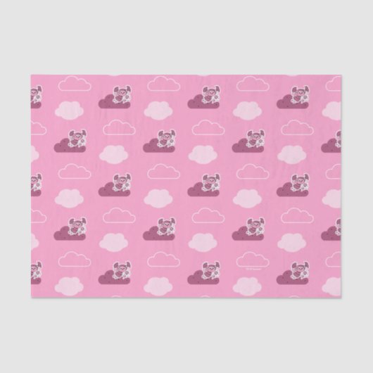 Papier Mousseline Abby Doodley Cloud Motif (Recto)