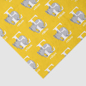 Papier Mousseline ABC du Dr Seuss : Lettre E - Blanc | Ajouter Votre (Détail)