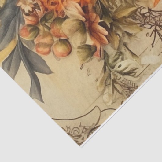 Papier Mousseline Abee d'automne (Détail)