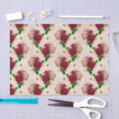 Papier Mousseline Abee vintage et Rose (Artisanat)