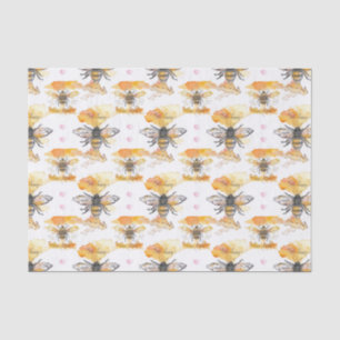 Papier Mousseline Abeille - Abeille heureuse