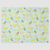Papier Mousseline Abeille Bleue (Recto)