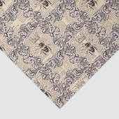 Papier Mousseline Abeille de la reine vintage (Détail)