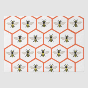Papier Mousseline Abeille de miel apiculteur
