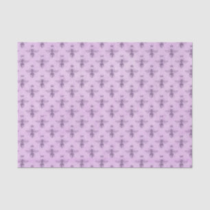 Papier Mousseline Abeille de reine rose