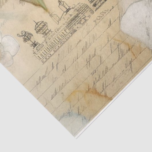 Papier Mousseline Abeille quatre (Détail)