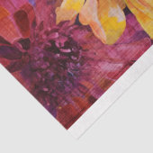 Papier Mousseline Abeille sur des fleurs vibrantes Découpage papier  (Détail)