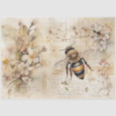Papier Mousseline Abeille une (Recto)