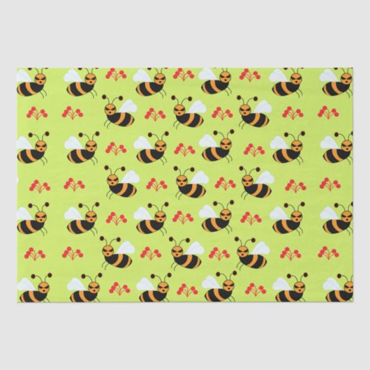 Papier Mousseline abeilles (Recto)