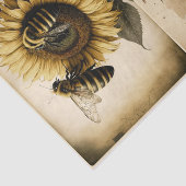 Papier Mousseline Abeilles de tournesol (Détail)