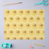 Papier Mousseline Abeilles et ruches (Artisanat)