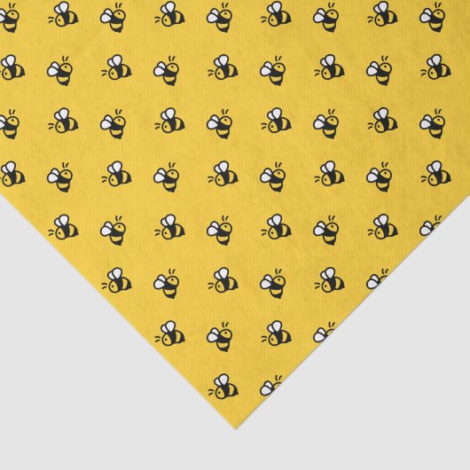 Papier Mousseline Abeilles mignonnes (Détail)