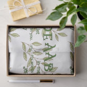 Papier Mousseline Abide In Me Christian Tissue Paper (Cadeau)