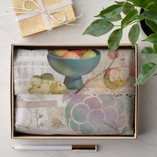 Papier Mousseline Abide in Me Fruitative Faith (Cadeau)