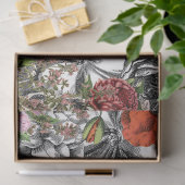 Papier Mousseline Abondance de la décomposition des papillons botani (Cadeau)