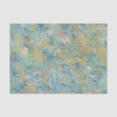 Papier Mousseline Abrégé sur bleu d'or (Recto)