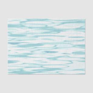Papier Mousseline Abrégé sur mol turquoise de "réflexion"