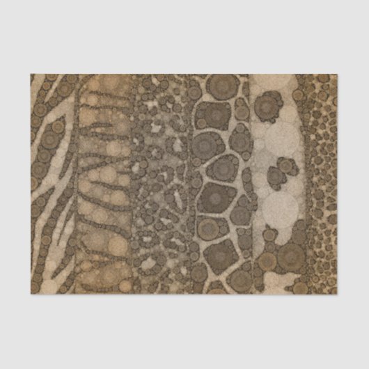 Papier Mousseline Abrégé sur poster de animal (Recto)