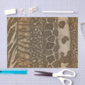 Papier Mousseline Abrégé sur poster de animal (Artisanat)