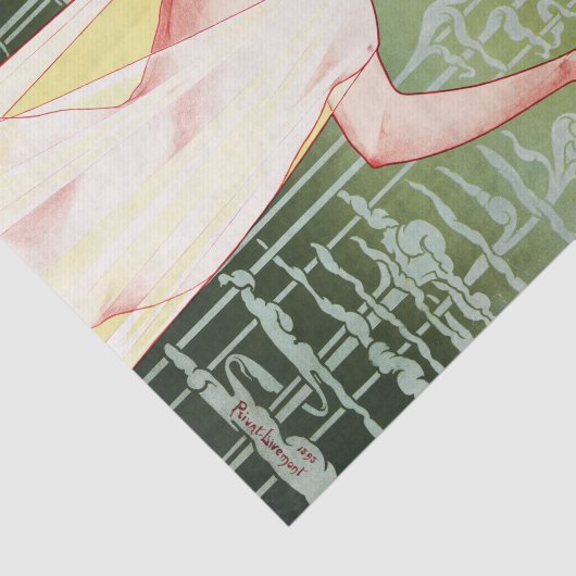 Papier Mousseline Absinthe Robette (Détail)