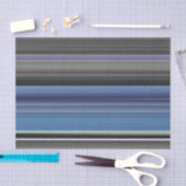Papier Mousseline Abstract #1: Blue and grey (Artisanat)