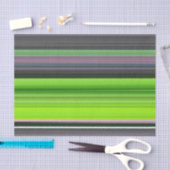 Papier Mousseline Abstract #1: Lime and grey (Artisanat)