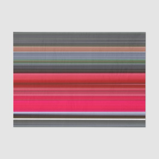 Papier Mousseline Abstract #1: Red and Grey (Recto)