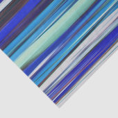 Papier Mousseline Abstract #2: Blue blur (Détail)