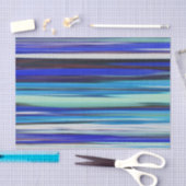 Papier Mousseline Abstract #2: Blue blur (Artisanat)